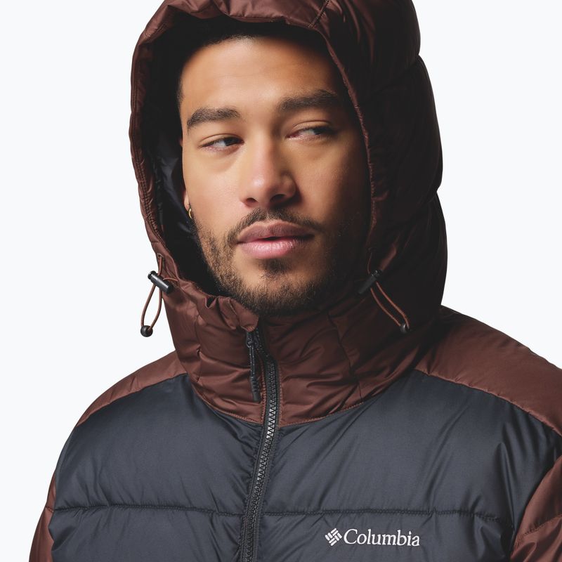 Giacca imbottita uomo Columbia Pike Lake II Hooded tobacco/black 7