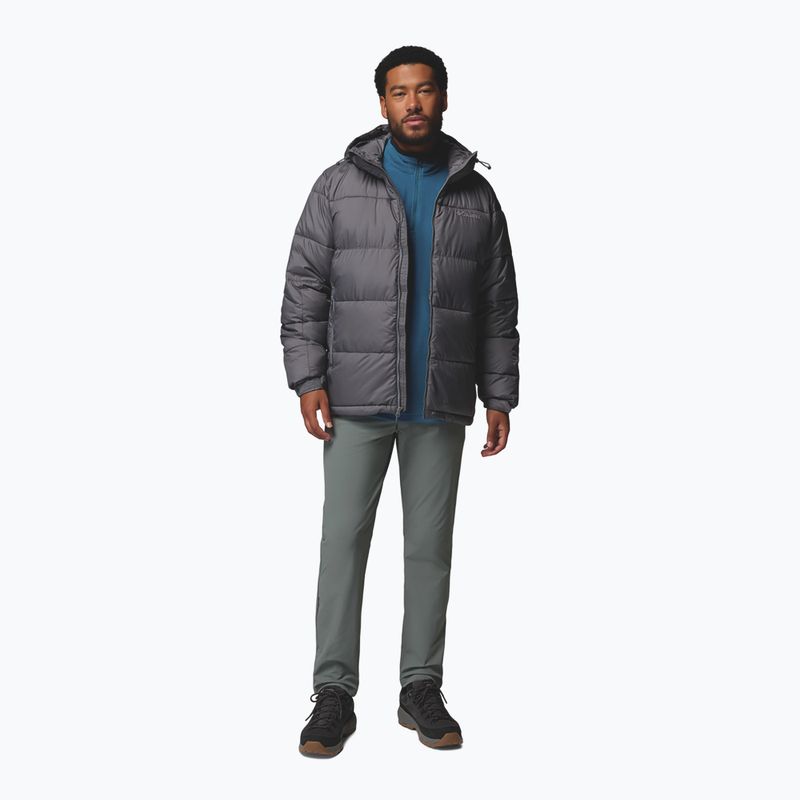 Giacca imbottita da uomo Columbia Pike Lake II Hooded City Grey 2