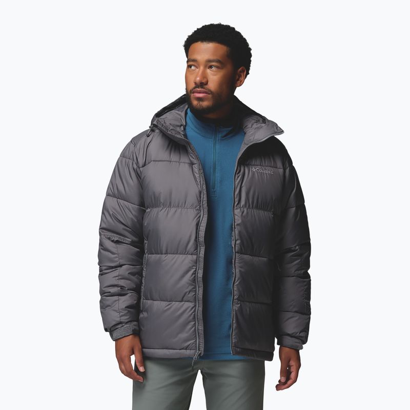 Giacca imbottita da uomo Columbia Pike Lake II Hooded City Grey 4