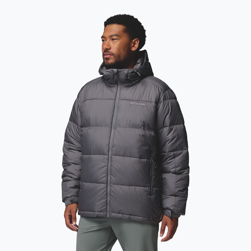 Giacca imbottita da uomo Columbia Pike Lake II Hooded City Grey 5