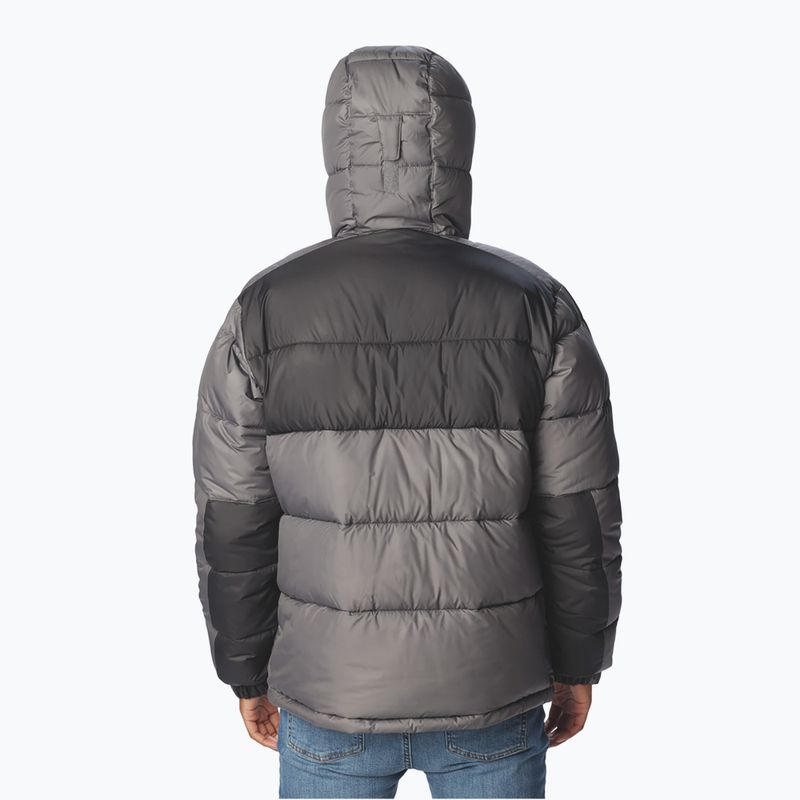 Giacca imbottita da uomo Columbia Pike Lake II Hooded City Grey 2