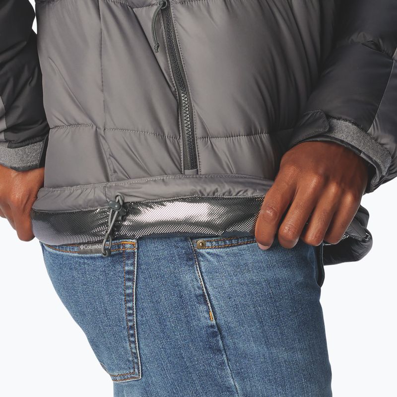 Giacca imbottita da uomo Columbia Pike Lake II Hooded City Grey 7