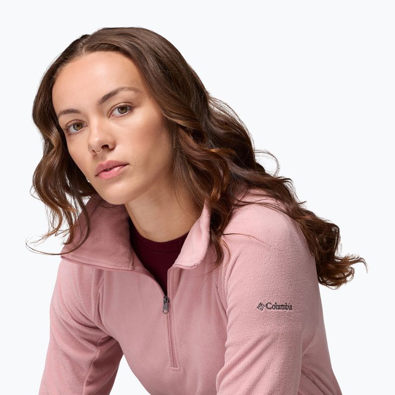 Pile donna Columbia Glacial IV 1/2 Zip eraser pink 5