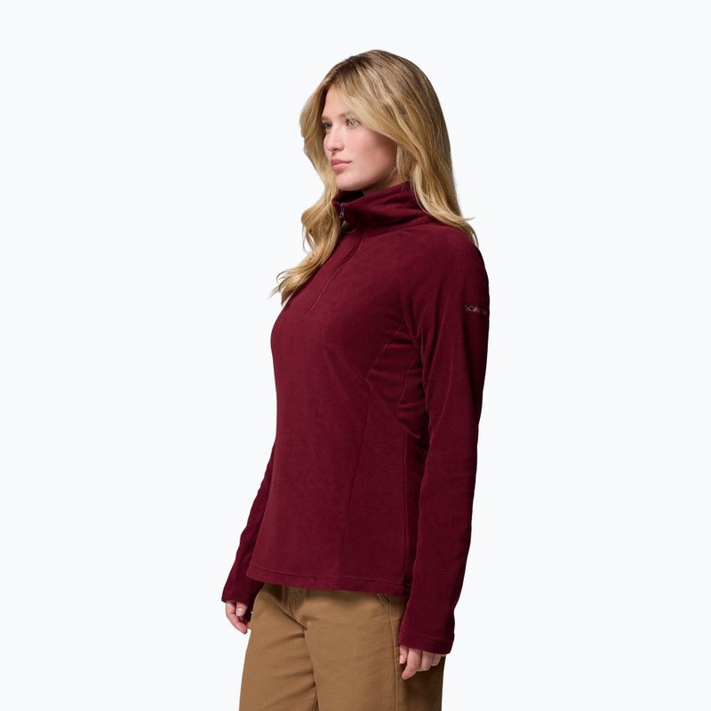 Pile da donna Columbia Glacial IV 1/2 Zip rich wine 4