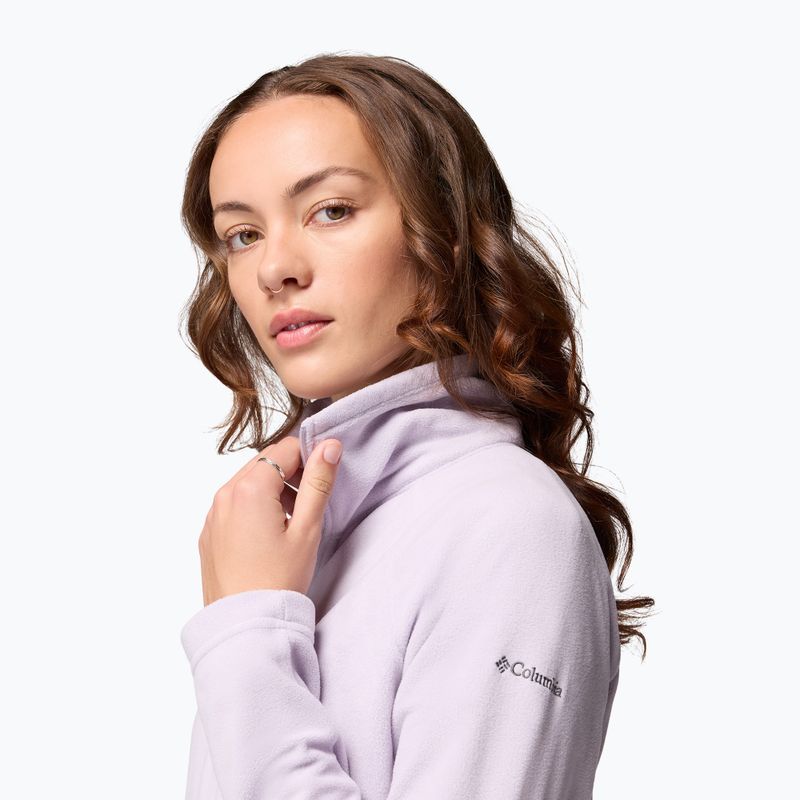 Felpa in pile da donna Columbia Glacial IV 1/2 Zip lavender pearl 5