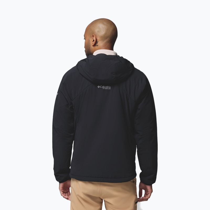 Giacca imbottita da uomo Columbia Silver Leaf Lite Hooded black 3