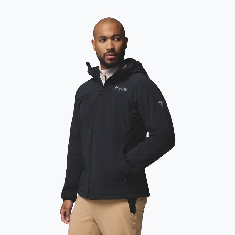 Giacca imbottita da uomo Columbia Silver Leaf Lite Hooded black 4
