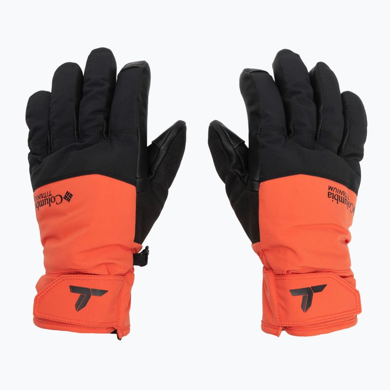 Guanti da trekking uomo Columbia PowBound zing/black 2