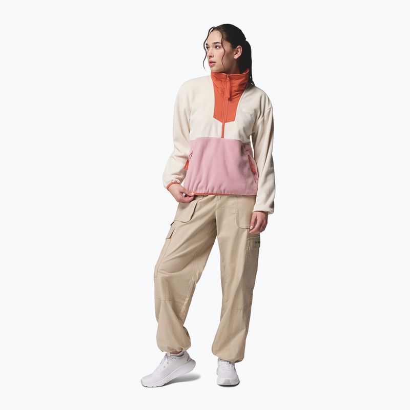 Pile da donna Columbia Sequoia Grove 1/2 Zip Fleece chalk/eraser pink/tuscan 2