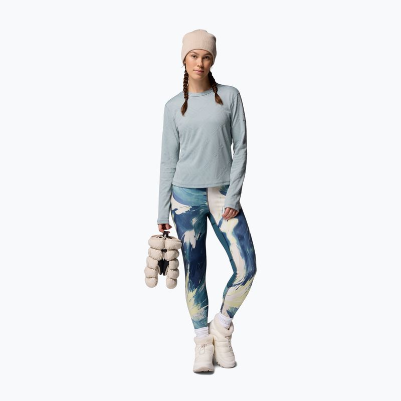 Maglia da trekking donna a maniche lunghe Columbia Granite Point Crew crushed blue 2