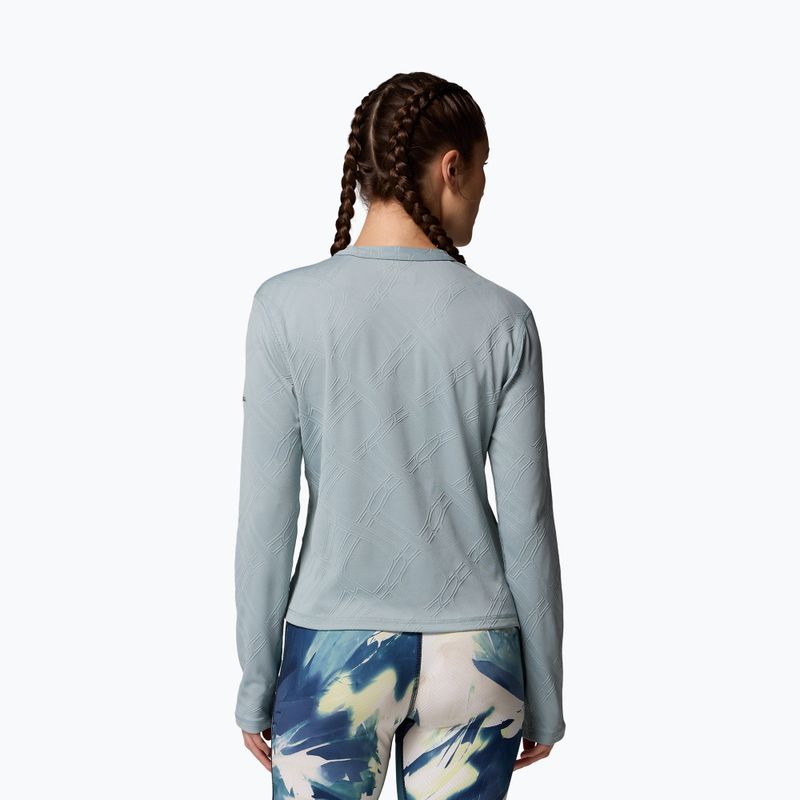 Maglia da trekking donna a maniche lunghe Columbia Granite Point Crew crushed blue 3