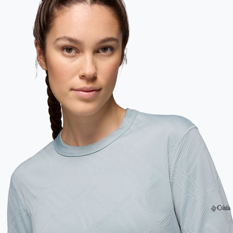 Maglia da trekking donna a maniche lunghe Columbia Granite Point Crew crushed blue 5