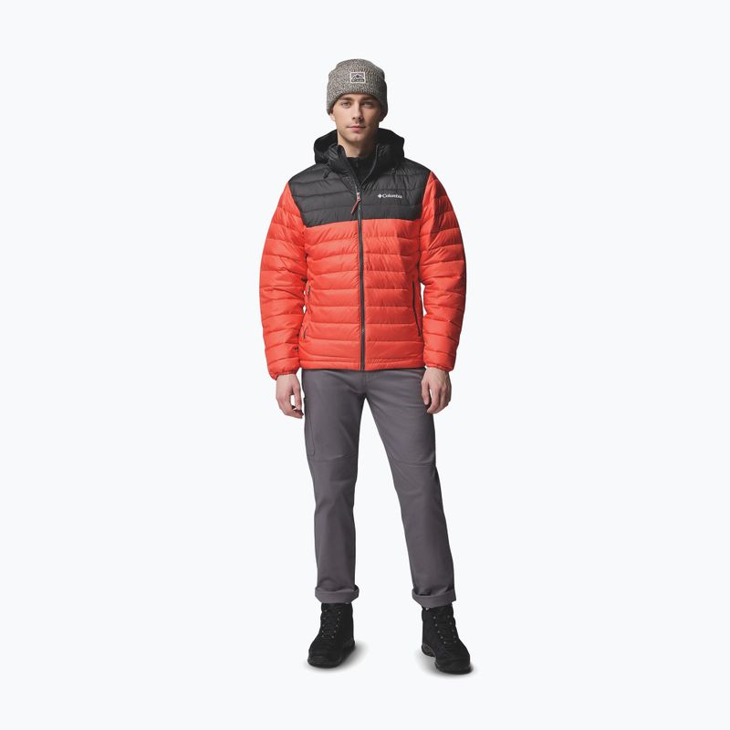Giacca uomo Columbia Powder Lite II Hooded zing/shark 2