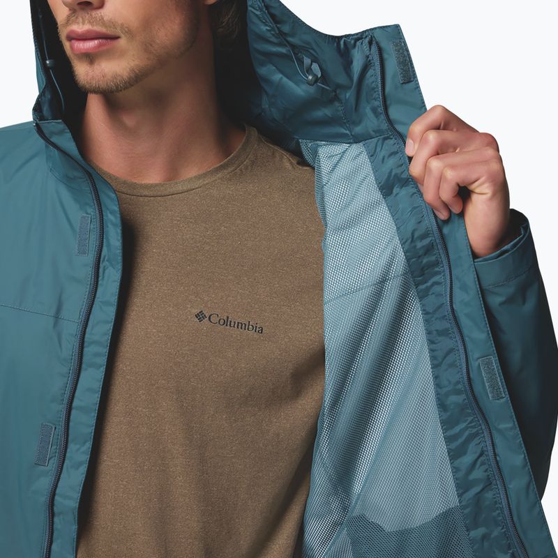 Giacca antipioggia da uomo Columbia Watertight II everblue 6