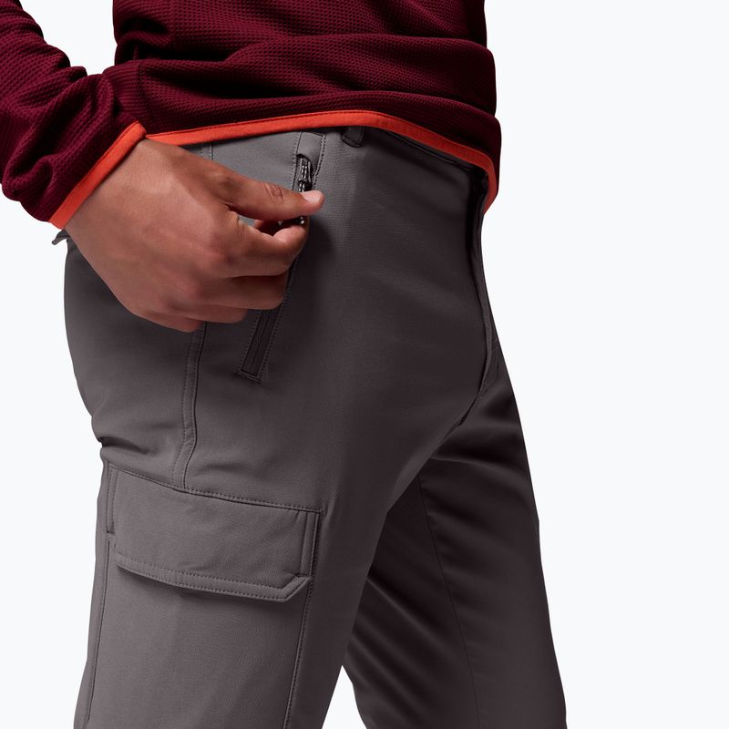 Pantaloni da trekking uomo Columbia Tech Trail Utility Winter city grey 7