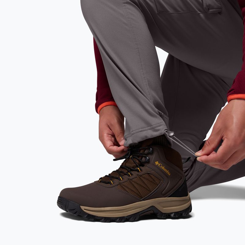 Pantaloni da trekking uomo Columbia Tech Trail Utility Winter city grey 9