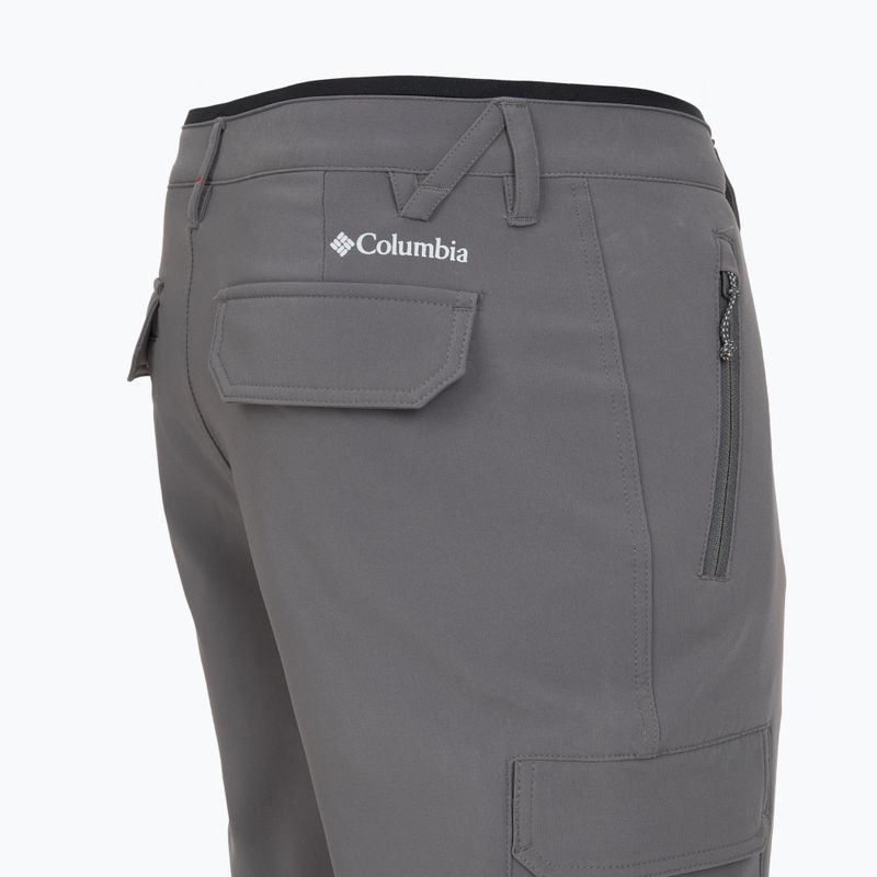 Pantaloni da trekking uomo Columbia Tech Trail Utility Winter city grey 14