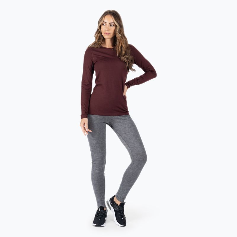 Maglia termica da donna icebreaker 200 Oasis Crewe espresso 2