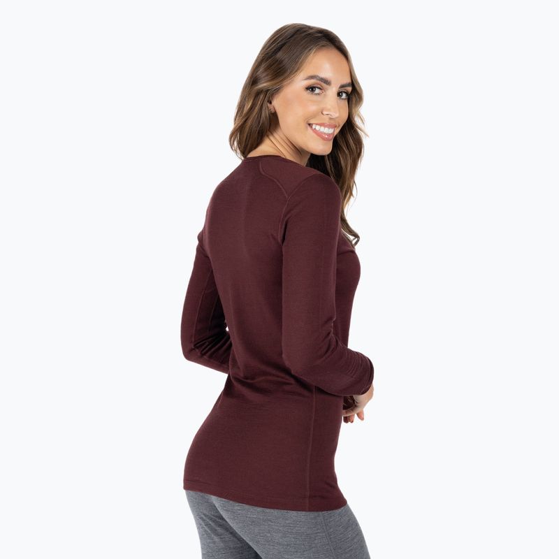 Maglia termica da donna icebreaker 200 Oasis Crewe espresso 3