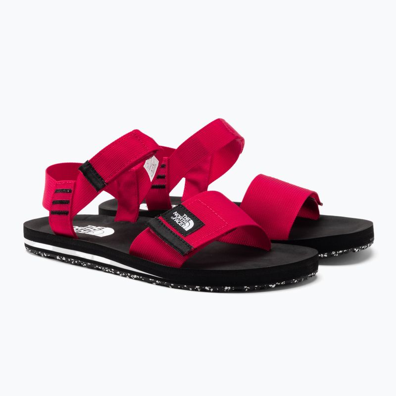 Sandali da trekking da uomo The North Face Skeena Sandal rosso/nero 5