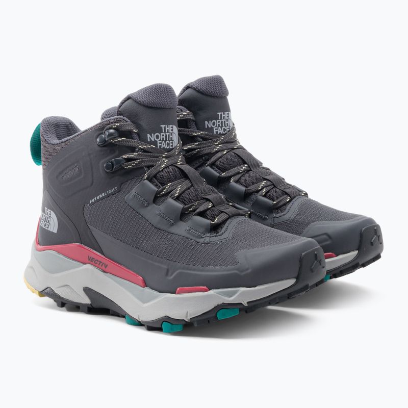 Stivali da trekking da donna The North Face Vectiv Exploris Mid Futurelight grigio zinco/grigio asfalto 5