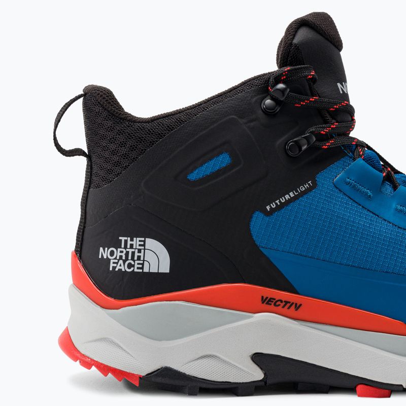 Scarponi da trekking da uomo The North Face Vectiv Exploris Mid Futurelight banff blue/nero 7