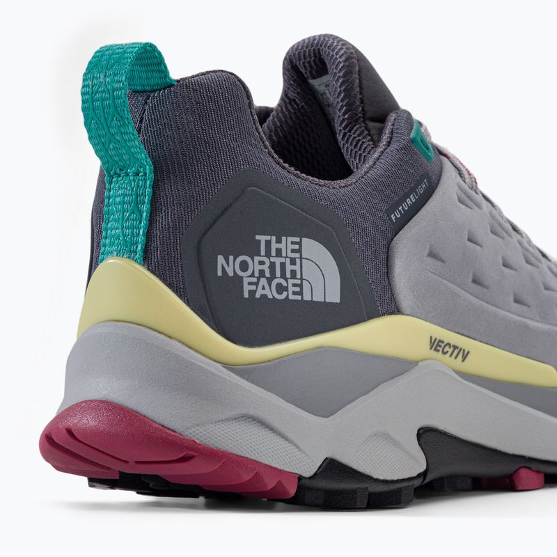 Stivali da trekking da donna The North Face Vectiv Exploris Futurelight Pelle grigio meld/grigio vanadis 8