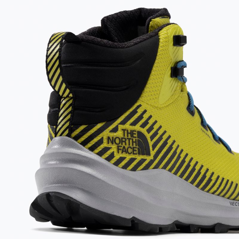 Scarpe da trekking da uomo The North Face Vectiv Fastpack Mid Futurelight giallo acido/nero 8