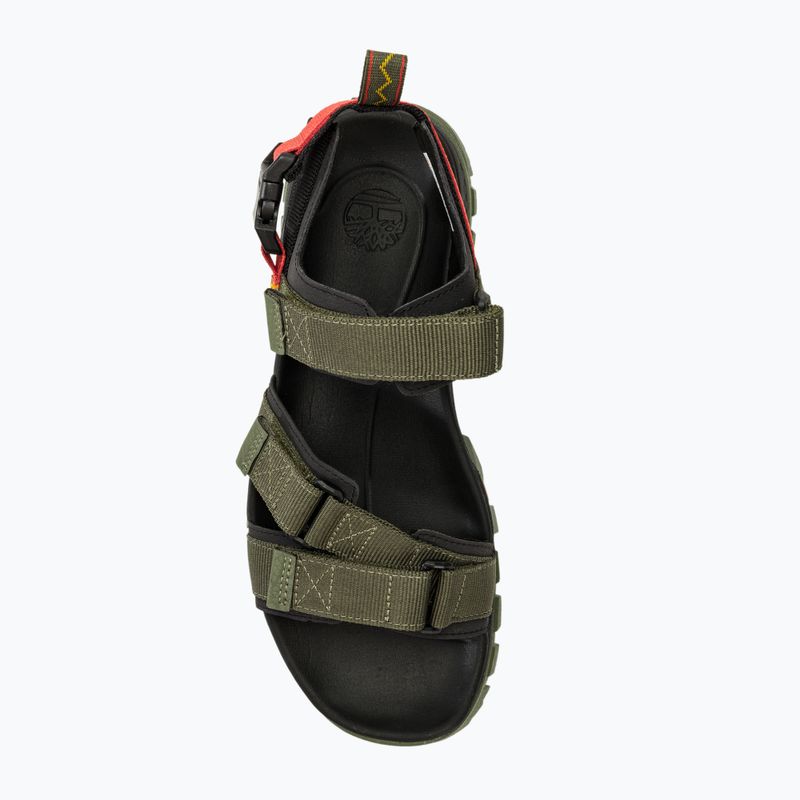 Sandali Timberland Garrison Trail Web verde foglia da uomo 5
