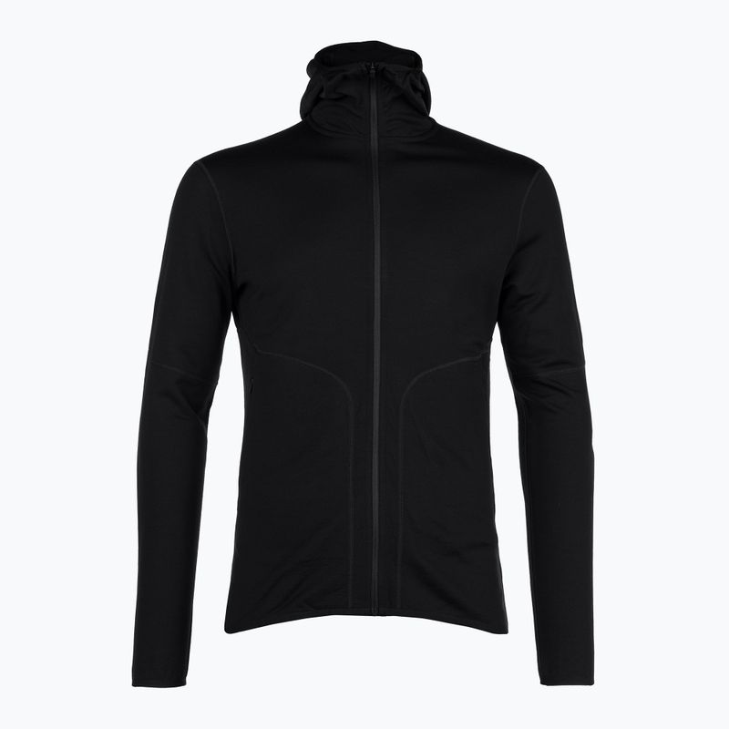 Felpa Icebreaker Uomo Merino 560 Realfleece Elemental II nero
