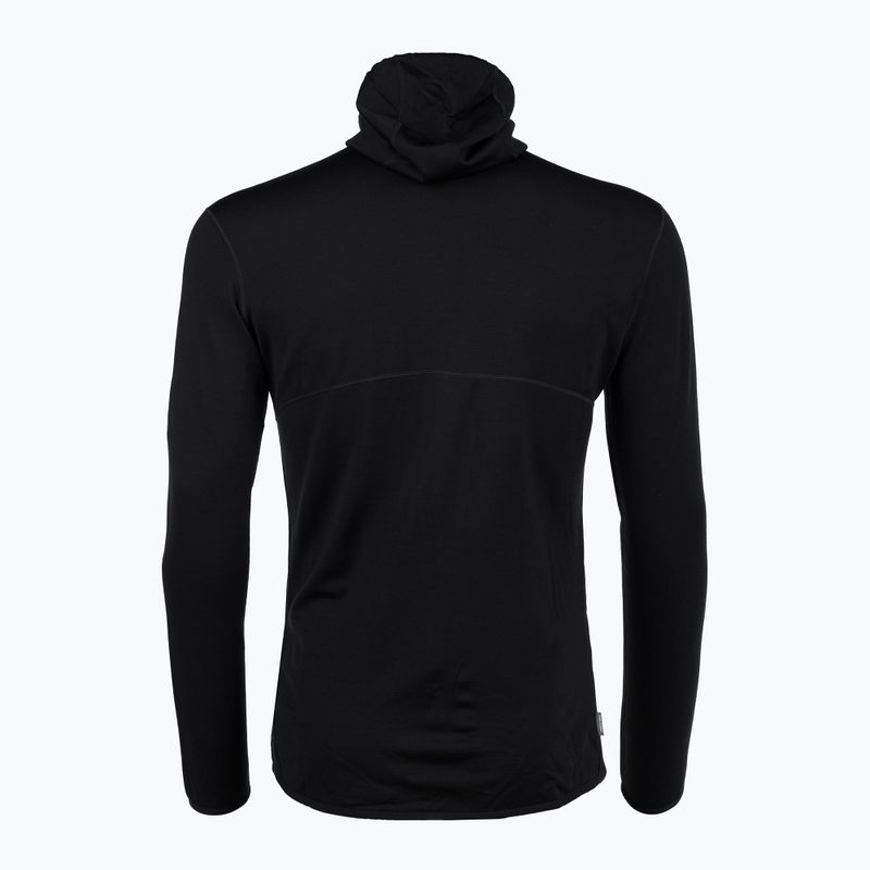 Felpa Icebreaker Uomo Merino 560 Realfleece Elemental II nero 2