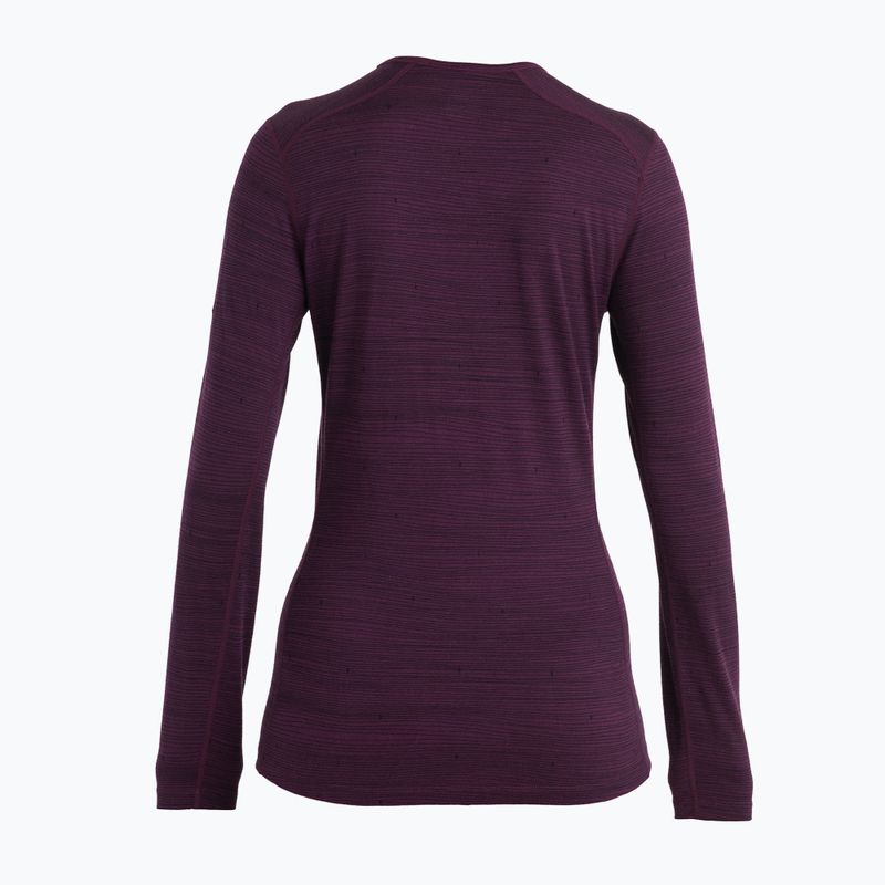 Maglia termica da donna icebreaker 200 Oasis Crewe Ski Tracks nightshad/ midnightnav/aop 6