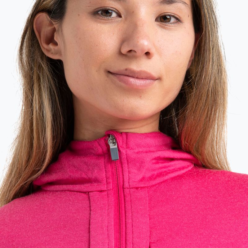 Icebreaker giacca da trekking donna Quantum III Zip Hood tempo/electron pink/cb 4