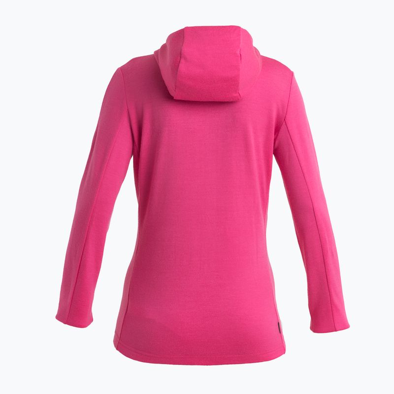 Icebreaker giacca da trekking donna Quantum III Zip Hood tempo/electron pink/cb 9