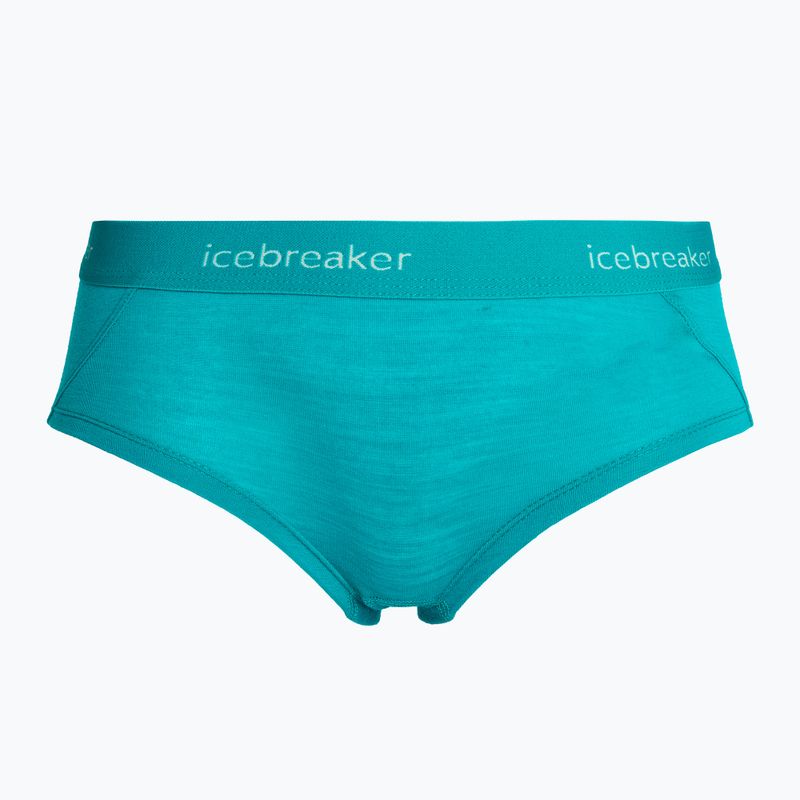 Boxer termico Icebreaker donna Sprite hot flux verde