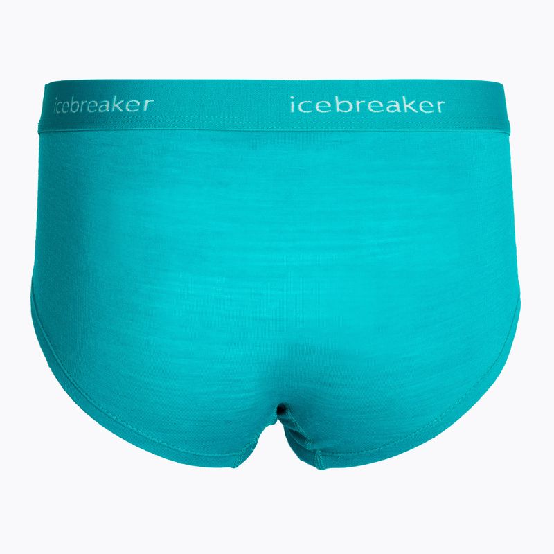 Boxer termico Icebreaker donna Sprite hot flux verde 2