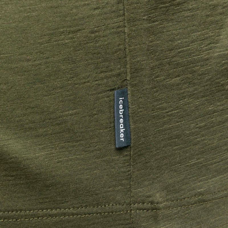 Icebreaker Tech Lite II 7 Mountain Tops Uomo Camicia da trekking loden 9