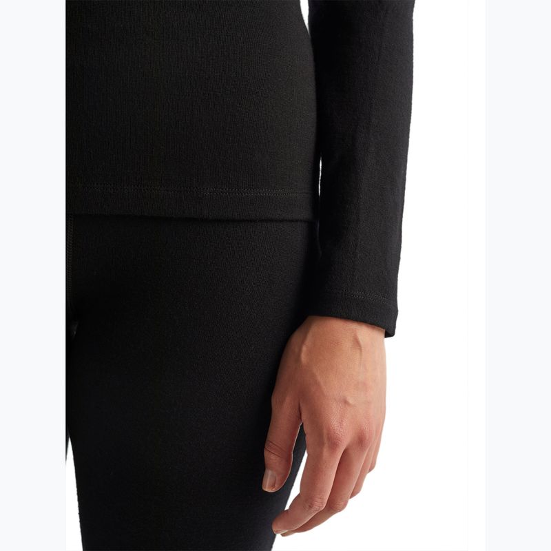 Felpa termica da donna icebreaker 260 Tech LS Half Zip nera 7