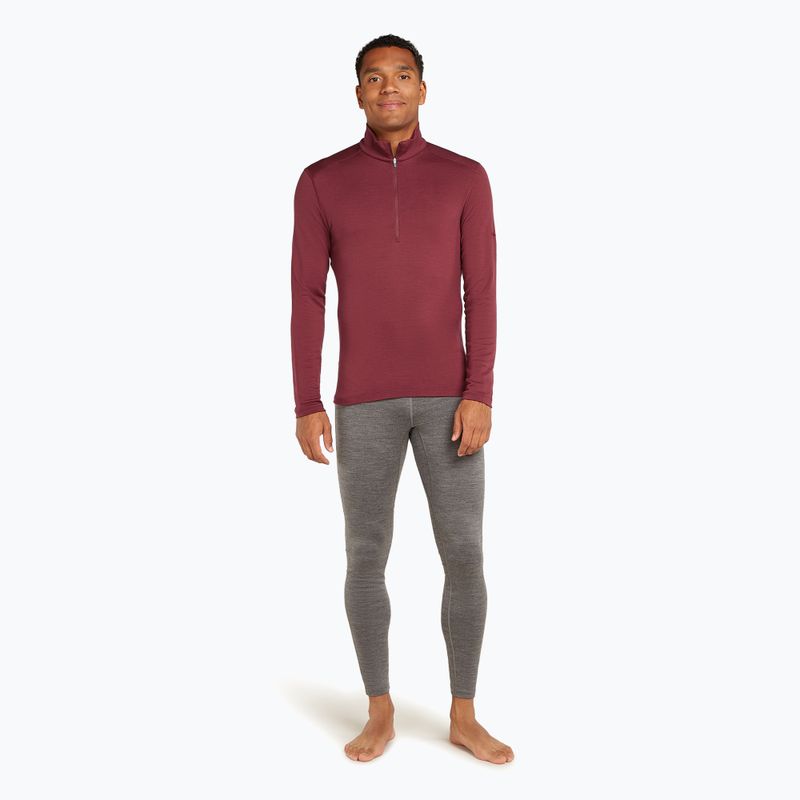 Felpa termica da uomo icebreaker 260 Tech LS Half Zip port 2