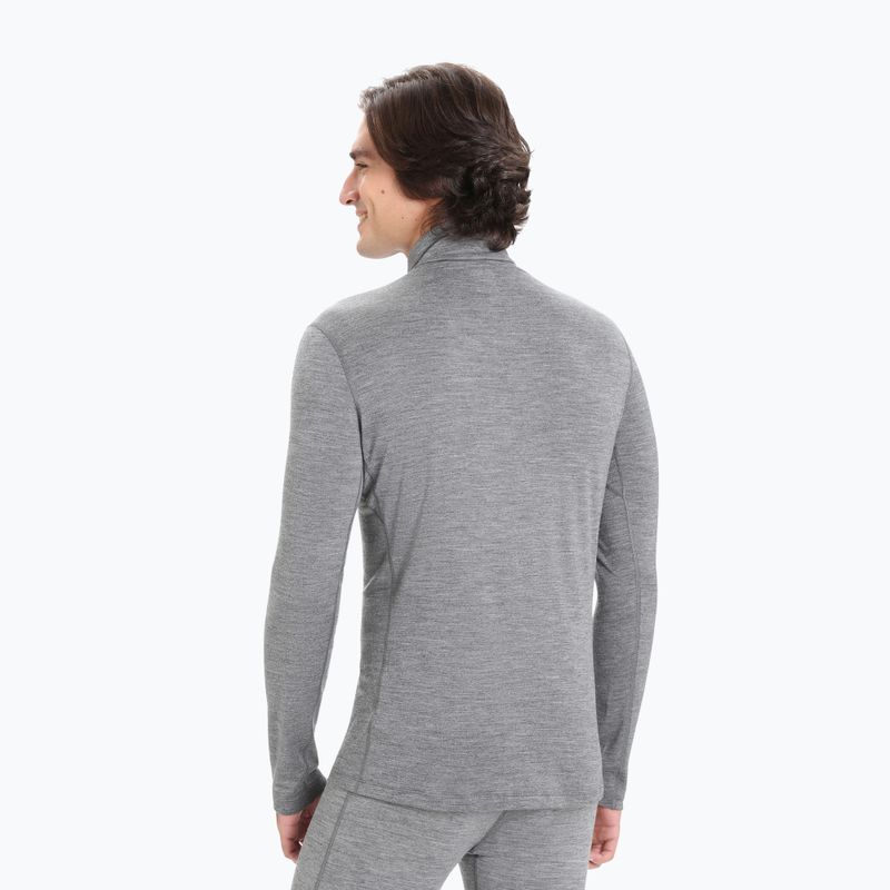 Felpa termica da uomo icebreaker Merino 200 Oasis Half Zip gritstone heather 3