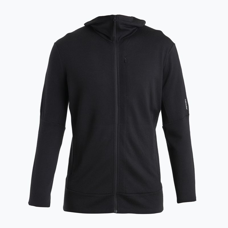 Uomo Icebreaker Merino 260 Quantum IV Zip Hoodie nero 7