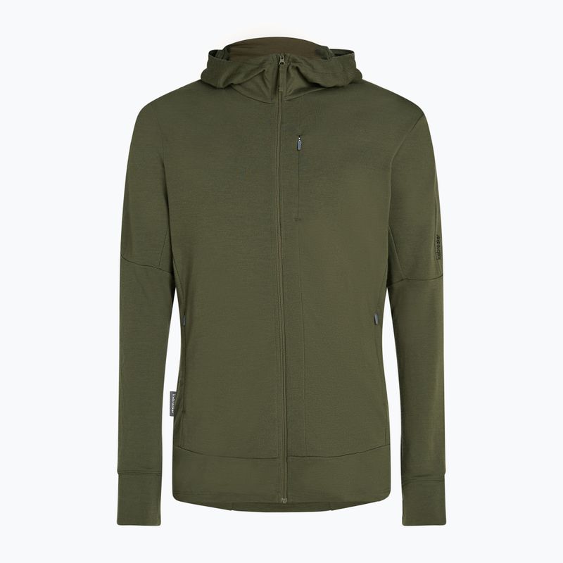 Felpa con cappuccio Icebreaker Merino 260 Quantum IV Zip Uomo loden 10