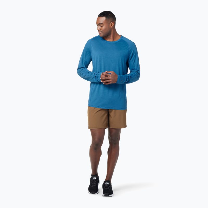 Smartwool Merino Sport 120 light neptune blue thermal longsleeve da uomo