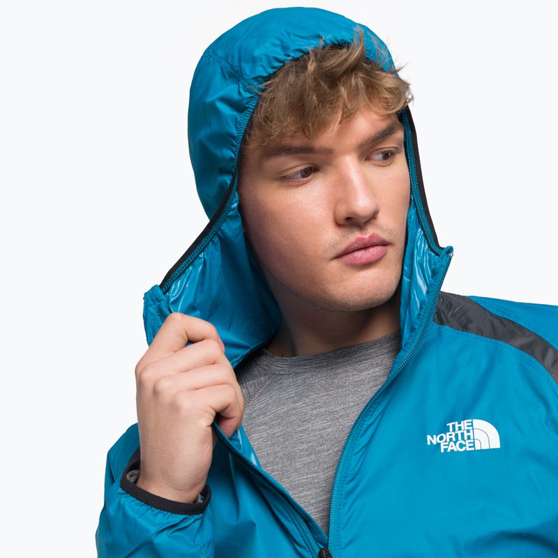 Giacca softshell da uomo The North Face AO Wind FZ blu banff/grigio asfalto 5