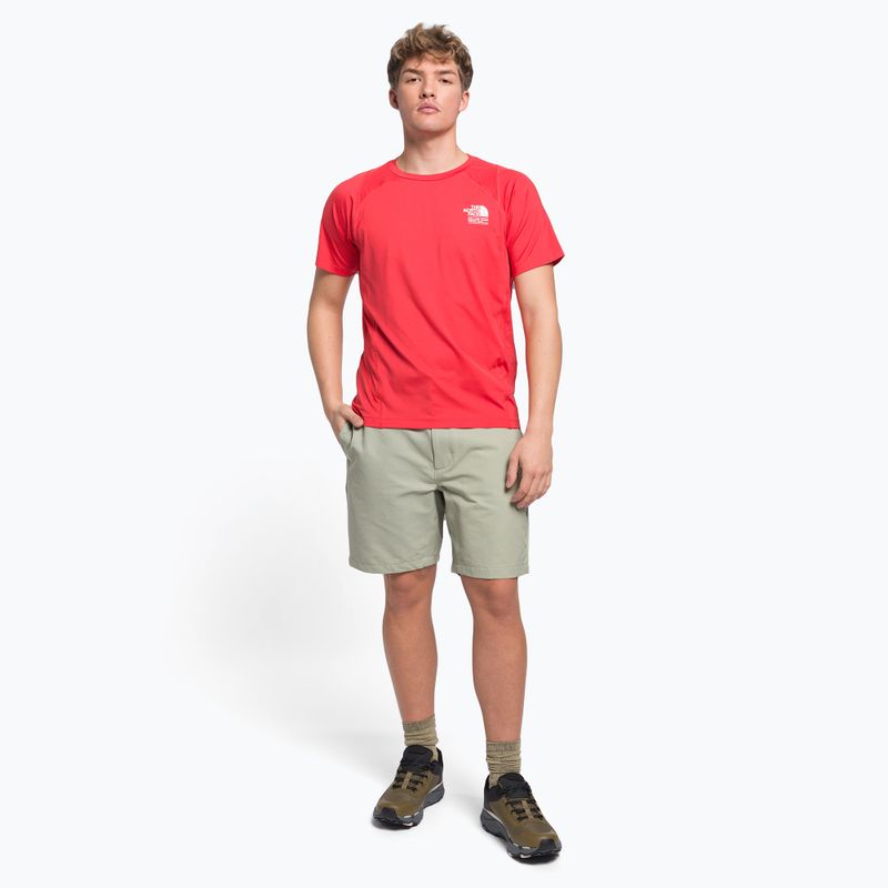 Camicia da trekking da uomo The North Face AO Graphic horizon rosso 2