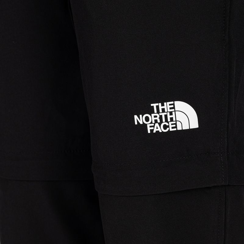 Pantaloni da trekking per bambini The North Face Exploration Convertible nero 4