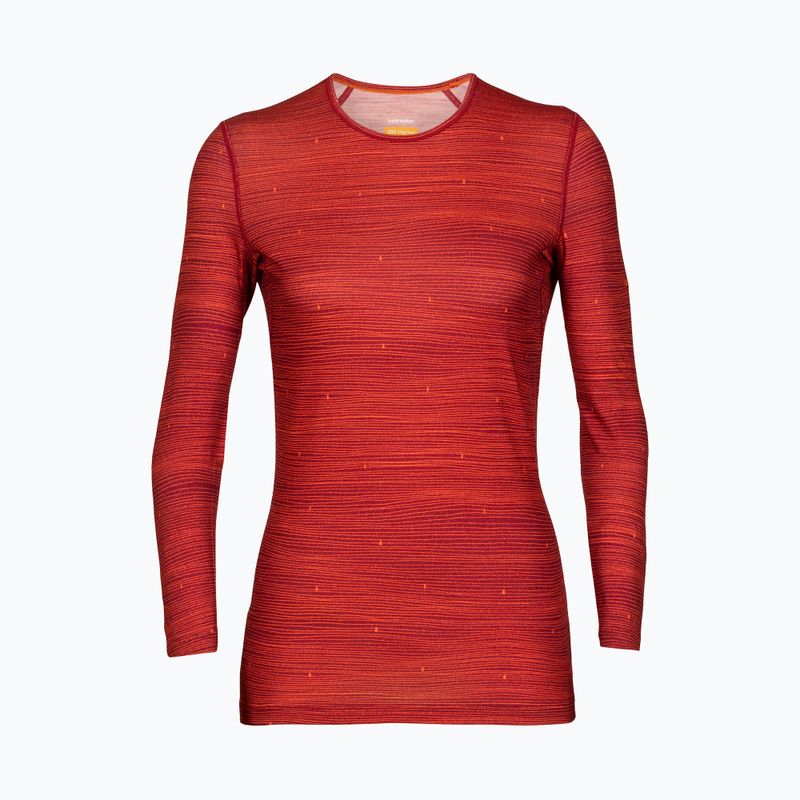 Maglia termica da donna icebreaker 200 Oasis Crewe cherry/flash/aop 5