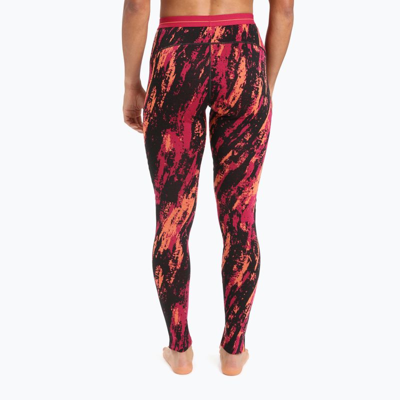 Pantaloni termici Icebreaker da donna 250 Vertex Sedimentary cherry/flash/black/j 3