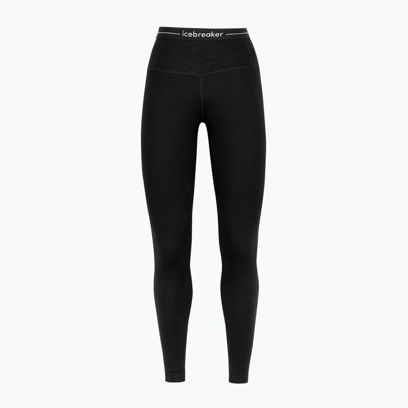 Pantaloni termici da donna icebreaker 260 Tech High Rise nero 5