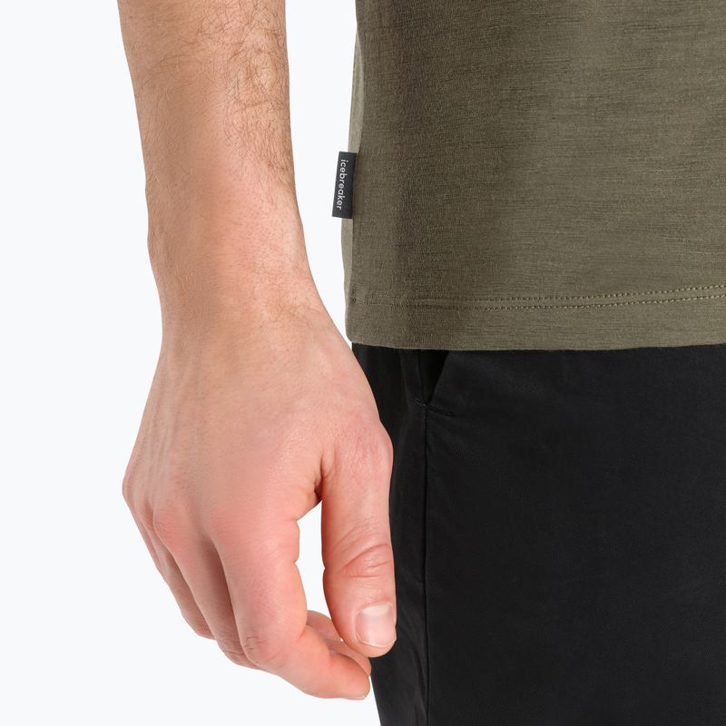Camicia da trekking Icebreaker Tech Lite II Alps 3D loden da uomo 4